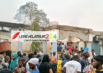 KISSIDOUGOU : Un incendie ravage trois bâtiments dans une concession au quartier Sogbè 3