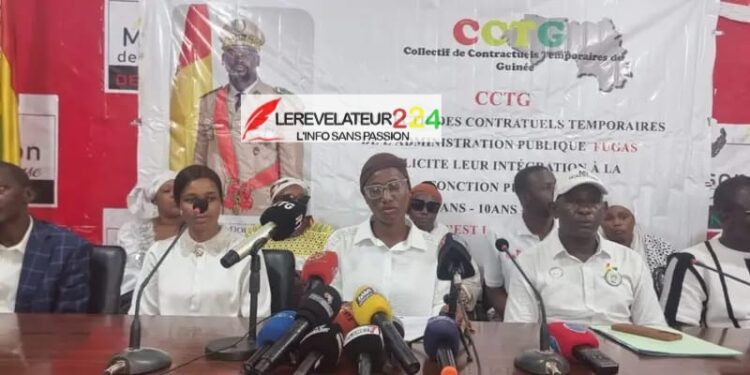 Précarité des contractuels temporaires : le collectif interpelle l’État guinéen