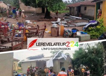 Firawa – Kissidougou : 69 ménages sinistrés après le passage d’un vent violent