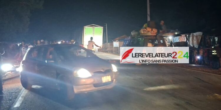 Coyah : deux morts et un blessé grave dans une collision entre un camion et une moto à Kouriah