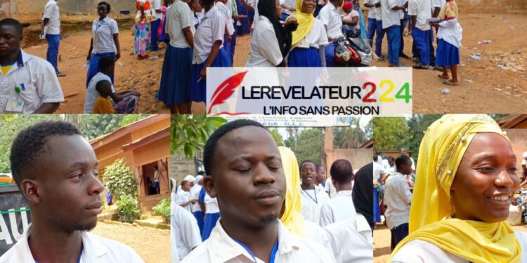 Fin du Baccalauréat à N’Zérékoré : « C’est la physique qui m’a fatiguée », confient les candidats