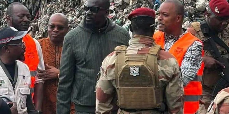Mamadi Doumbouya à Dar-es-Salam : la décharge bientôt transformée en parc urbain, selon le Général Amara Camara